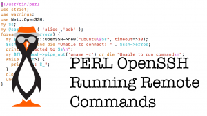 SSH Connections using PERL