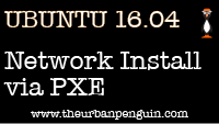 PXE Install Ubuntu 16.04
