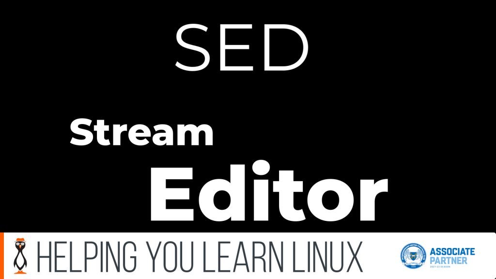 Editing Files using sed in Linux